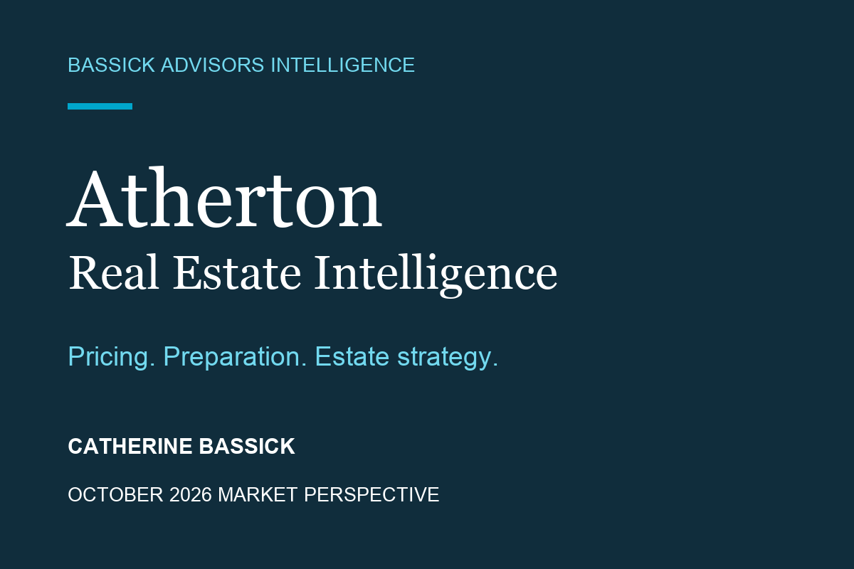 Atherton Real Estate: Pricing, Strategy and Estate Sales | October 2026